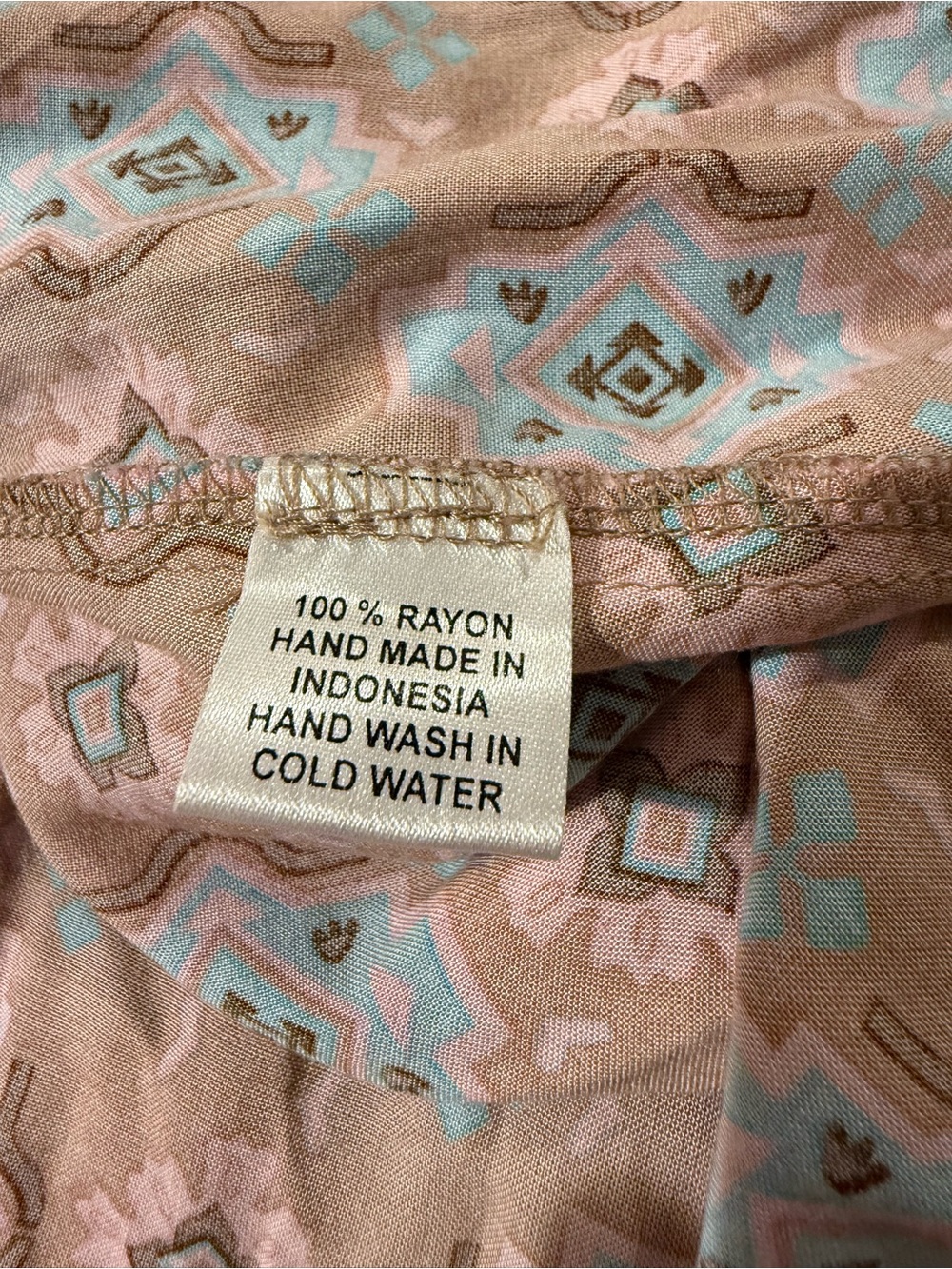 Strapless Boho Maxi Dress in Dusty Pink - Picture 5 of 6